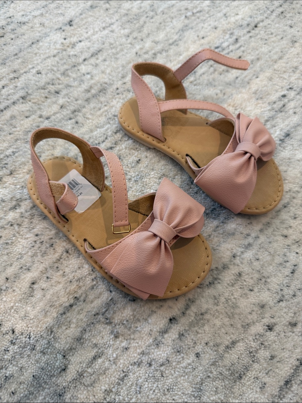 Toddler Pink Bow Sandals - Cute Girls' Summer Sandals